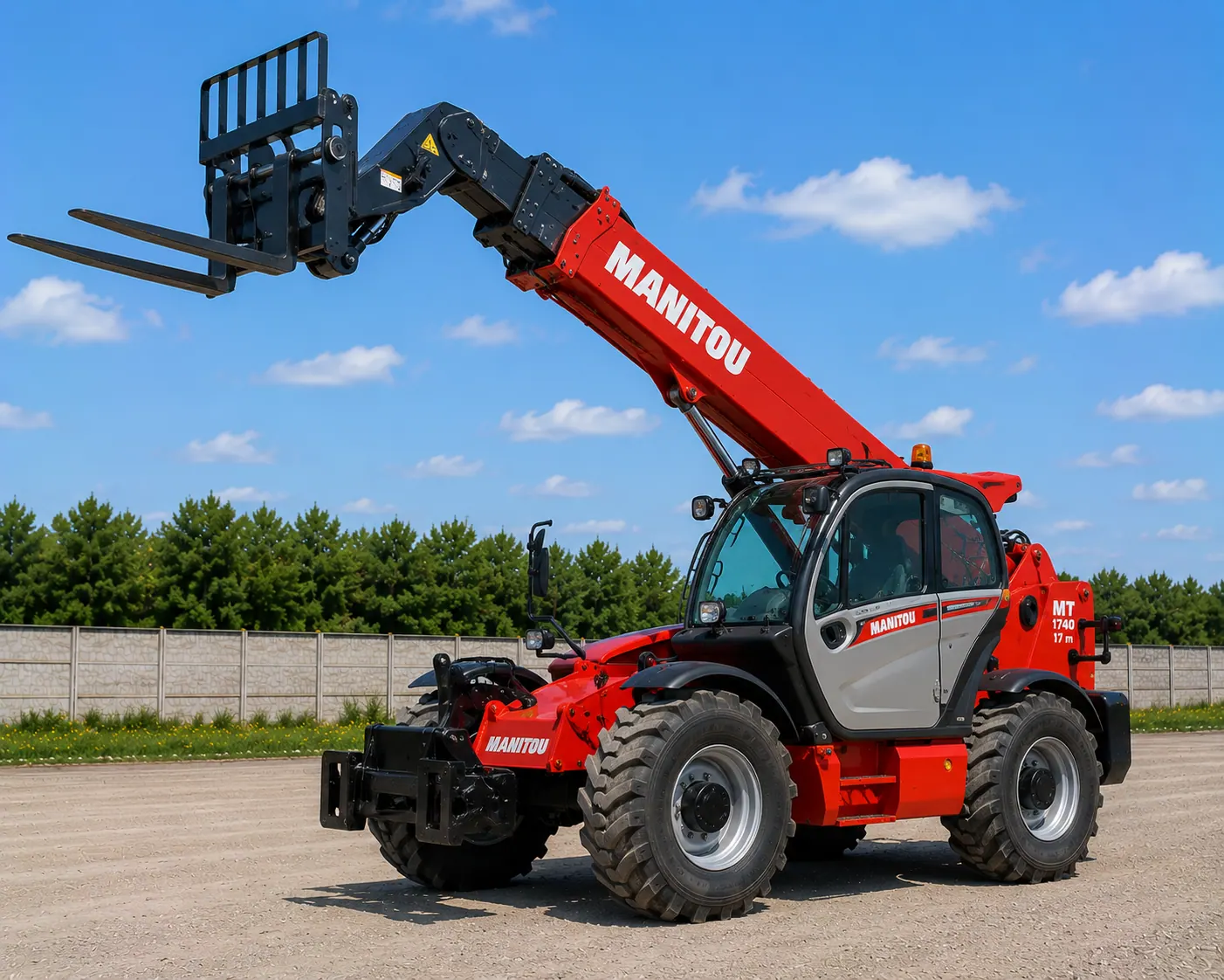 Телескопический погрузчик Manitou 17 м в аренду